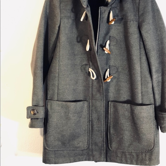 ♦️SOLD♦️Old navy grey wool coat S - Picture 2 of 4